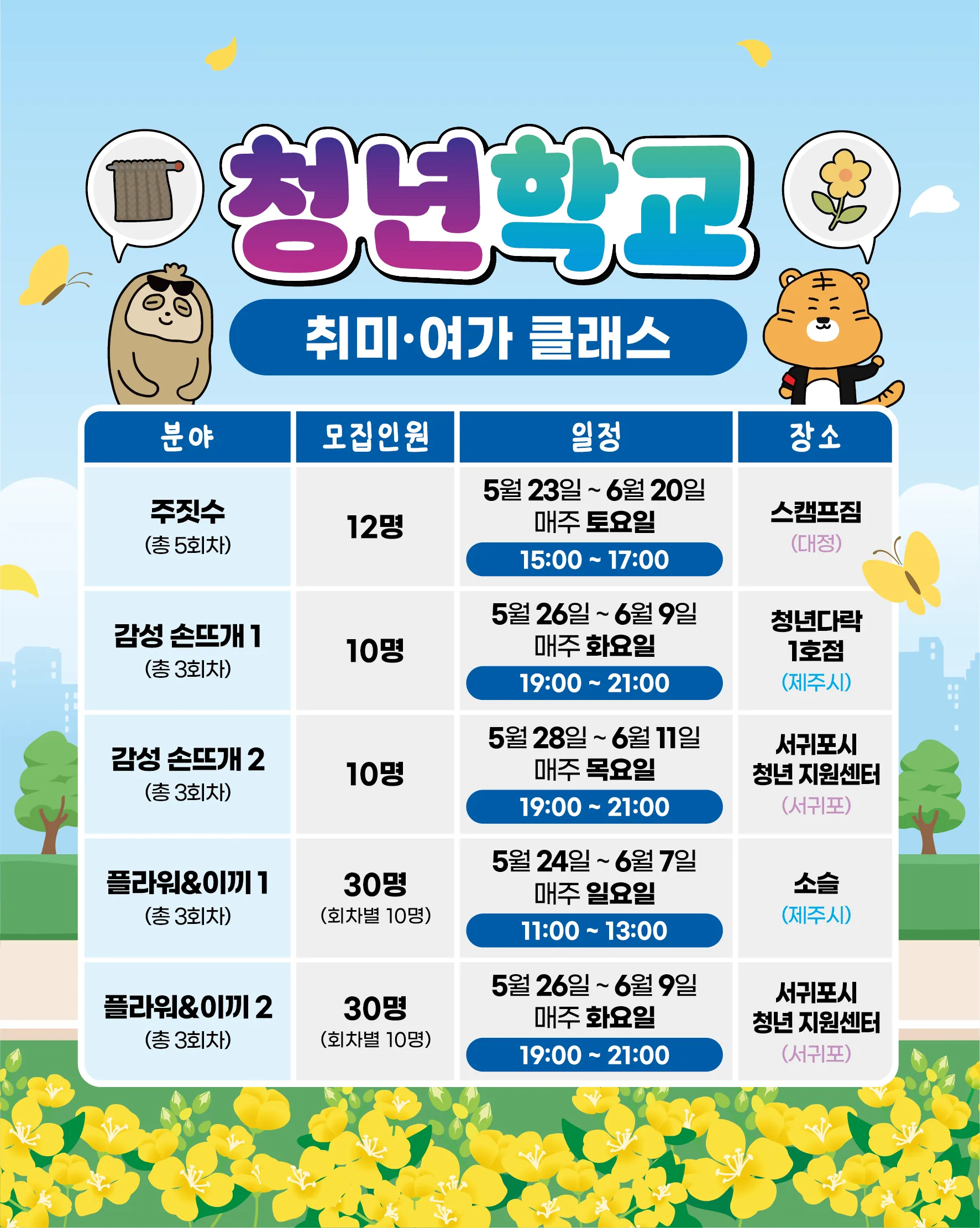 [제주청년센터] 청년학교 2차 모집 이미지 4