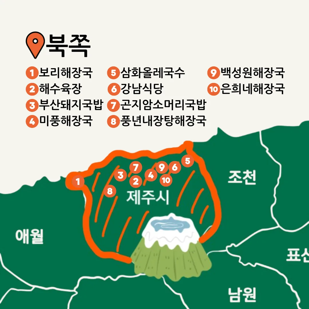 1분만에 호로록 보는 픽제주 맛집지도 with 픽제주 맛잘알 위원회 [해장국🍶] 이미지 1