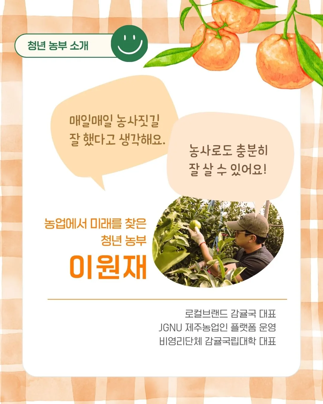 제주는 청년이제철 5탄_겨울엔 귤따기! 이미지 3