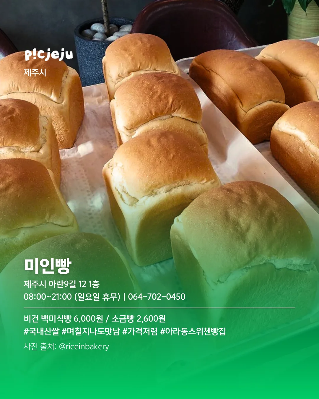 밀가루는 끊어도, 빵은 못 끊어! <도내 쌀빵집 8곳> 이미지 8