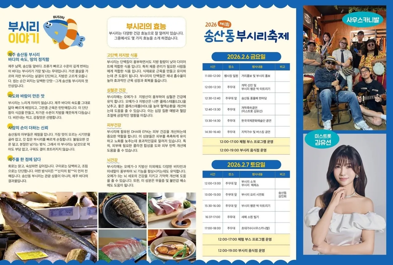 제1회 송산동 부시리축제 (서귀포원도심 먹거리축제/착한가격) 이미지 2