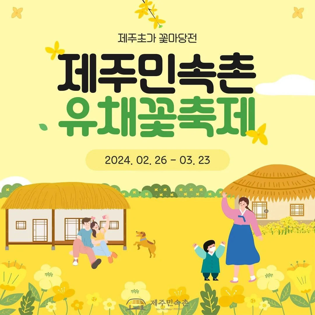 제주민속촌 유채꽃축제