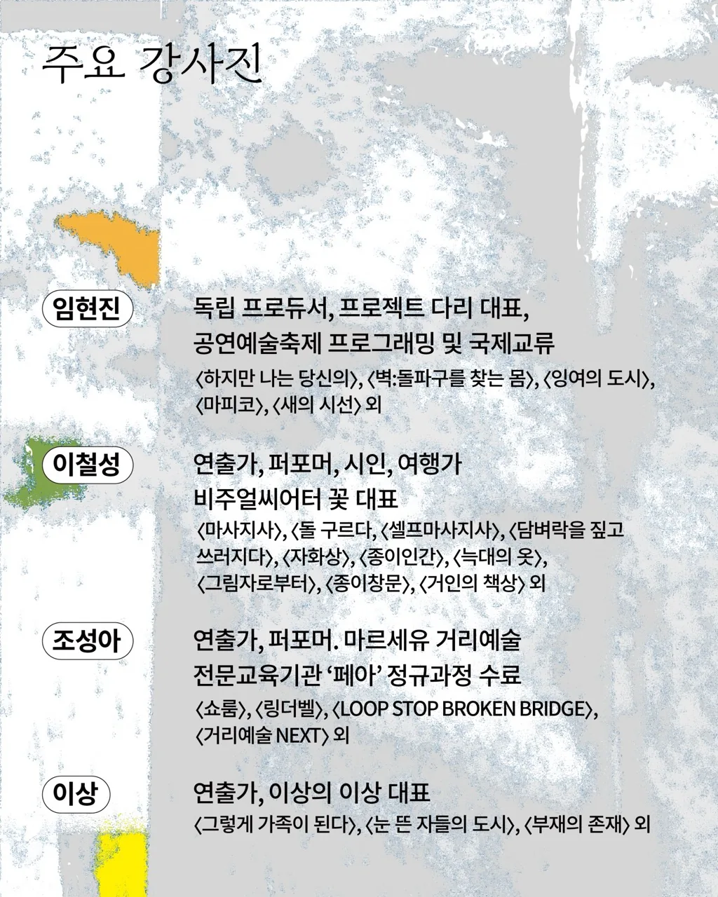 < 공공공간 예술로 : 흐르는 기억, 일렁이는 도시 > 참여 예술인 모집 이미지 2