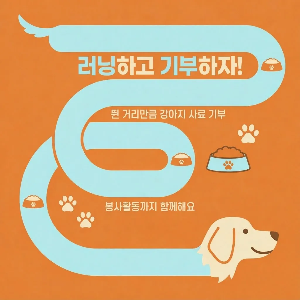 달리기가 기부가 되는 순간 유기견 기부런 in 제주