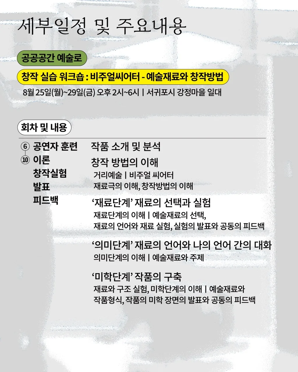 < 공공공간 예술로 : 흐르는 기억, 일렁이는 도시 > 참여 예술인 모집 이미지 6