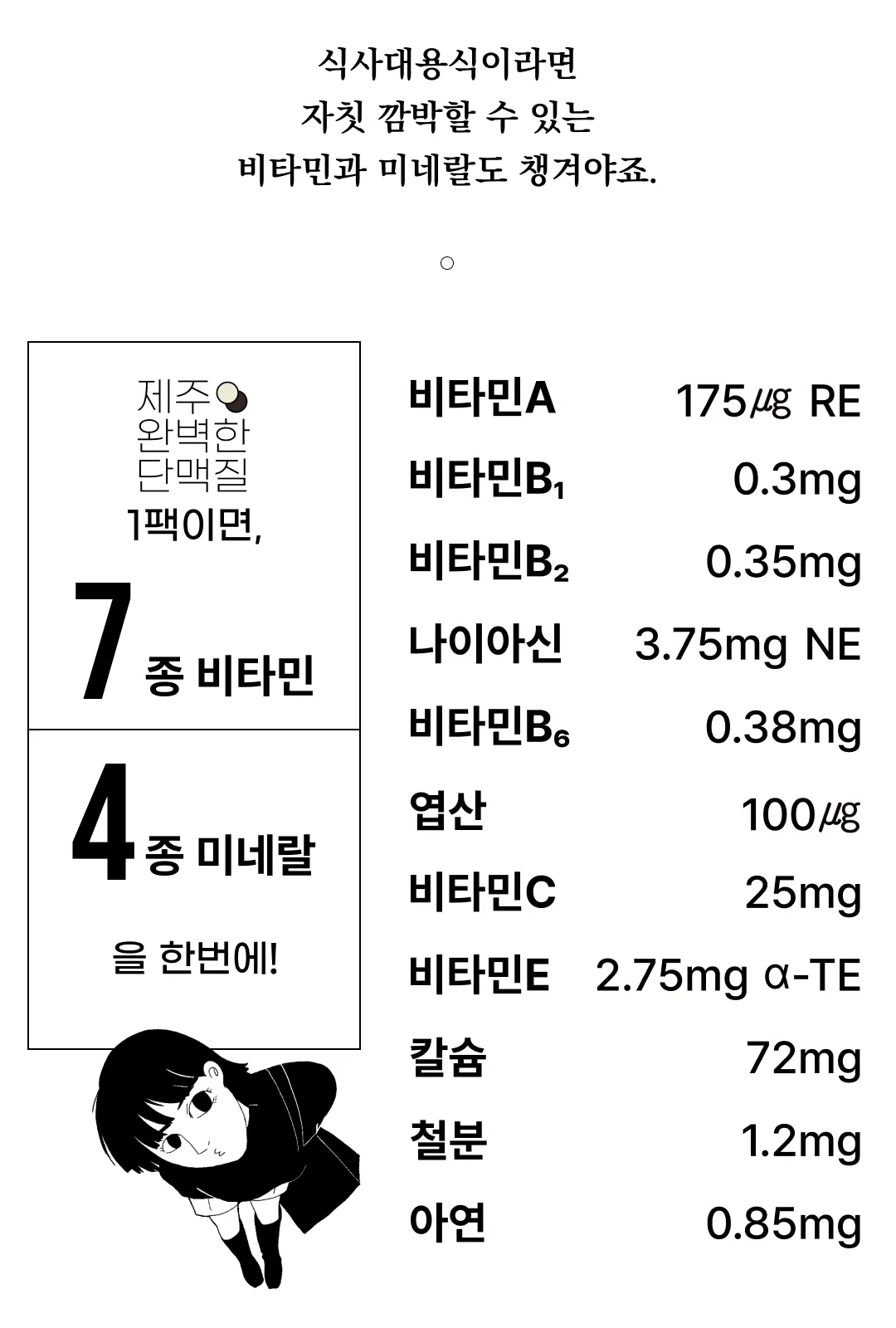 [한정판매]제주보리로 만든 고단백 식사대용 식단관리 쉐이크 제주완벽한단맥질(초코맛)
